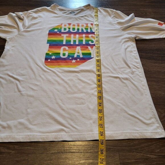Mad Engine Born This Gay LGBTQIA+ Pride Graphic Tee Shirt Mens XL - Picture 7 of 7